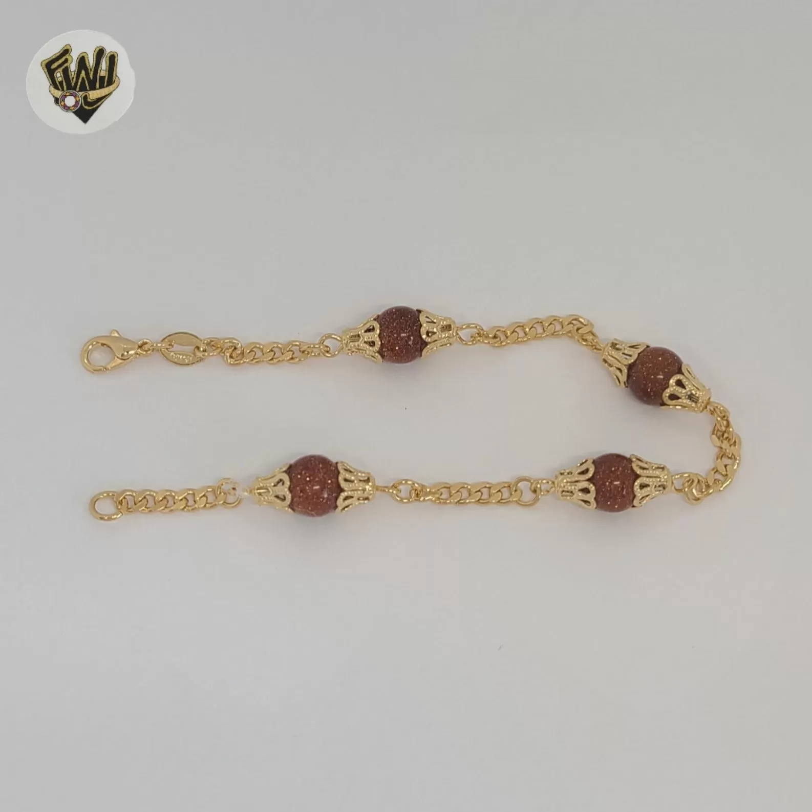 (1-0756-4) Gold Laminate - 3mm Venturina Bracelet - 7.5 - BGF