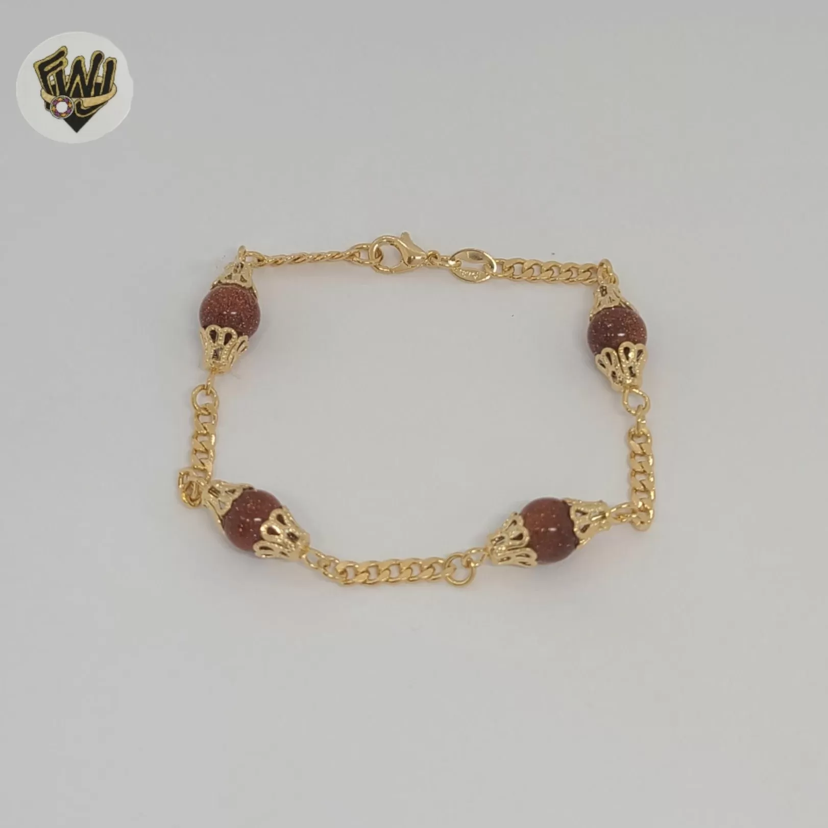 (1-0756-4) Gold Laminate - 3mm Venturina Bracelet - 7.5 - BGF