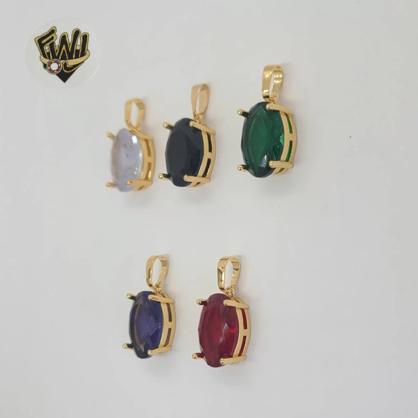 (1-2243-1) Gold Laminate - Zircon Pendants - BGO