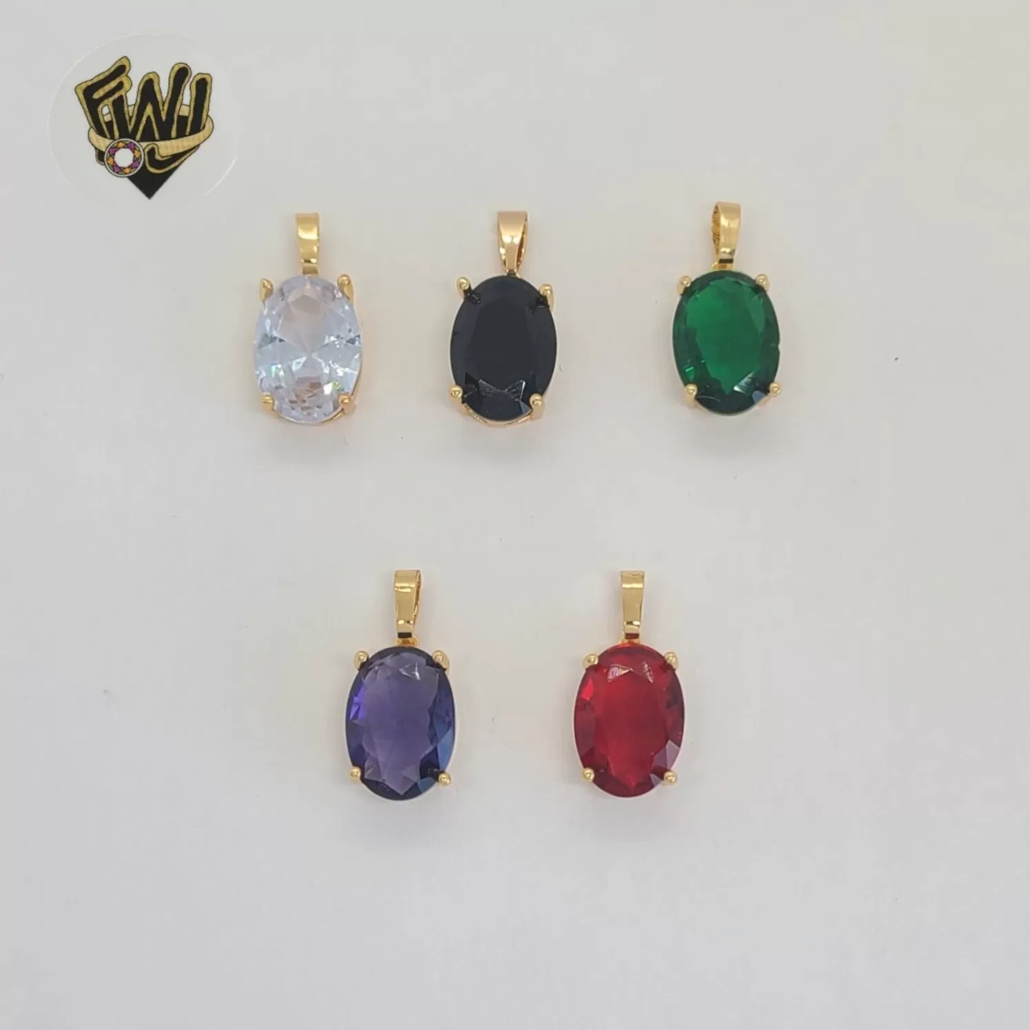 (1-2243-1) Gold Laminate - Zircon Pendants - BGO