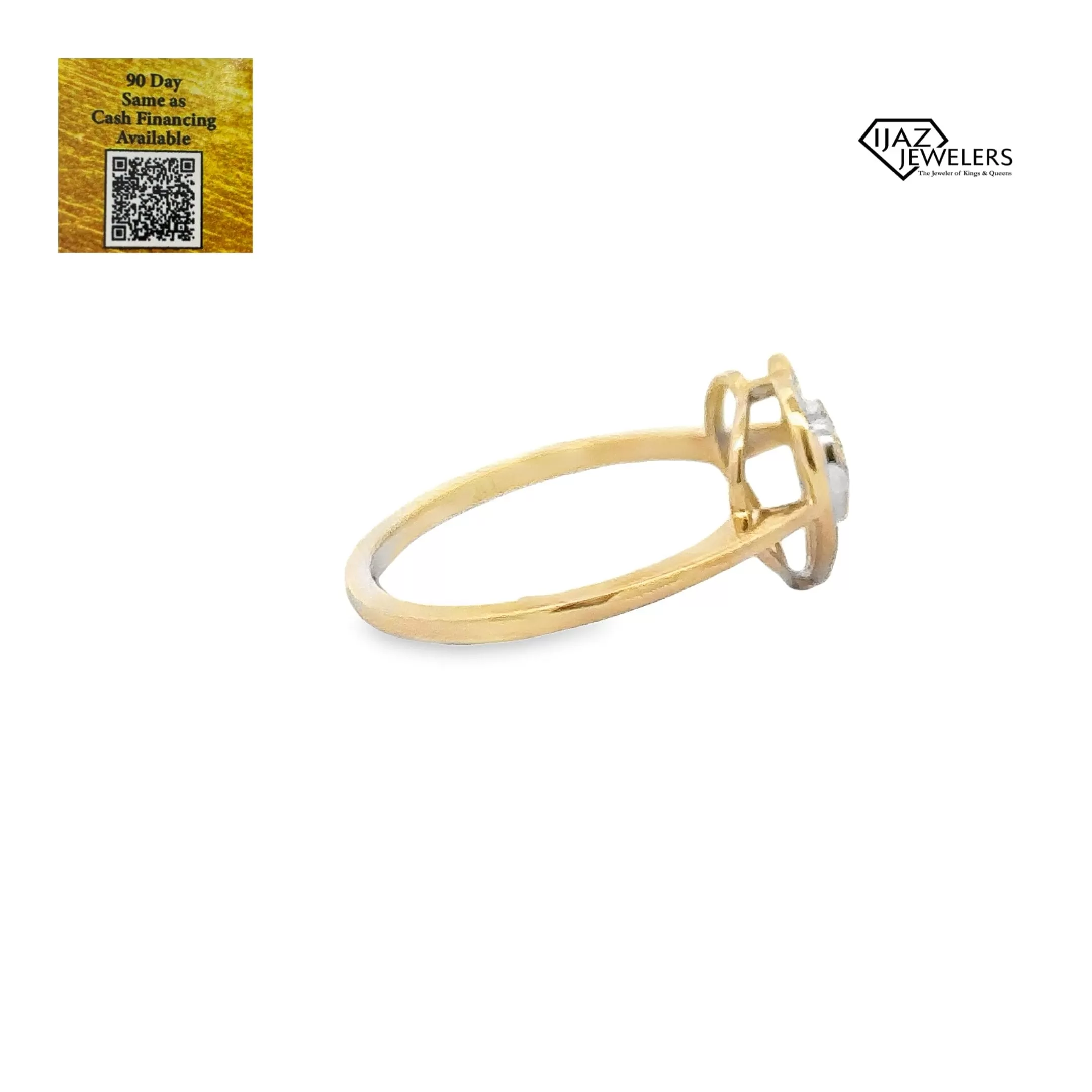 10K Gold 0.10 CTW Diamond Heart Ring