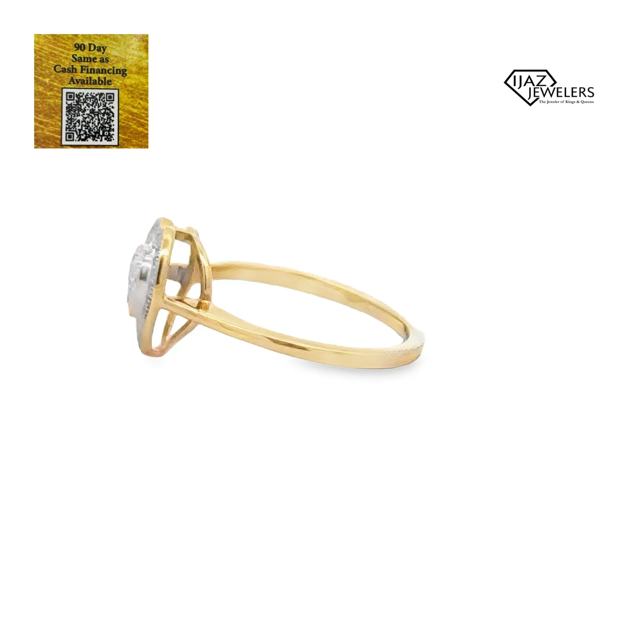 10K Gold 0.10 CTW Diamond Heart Ring