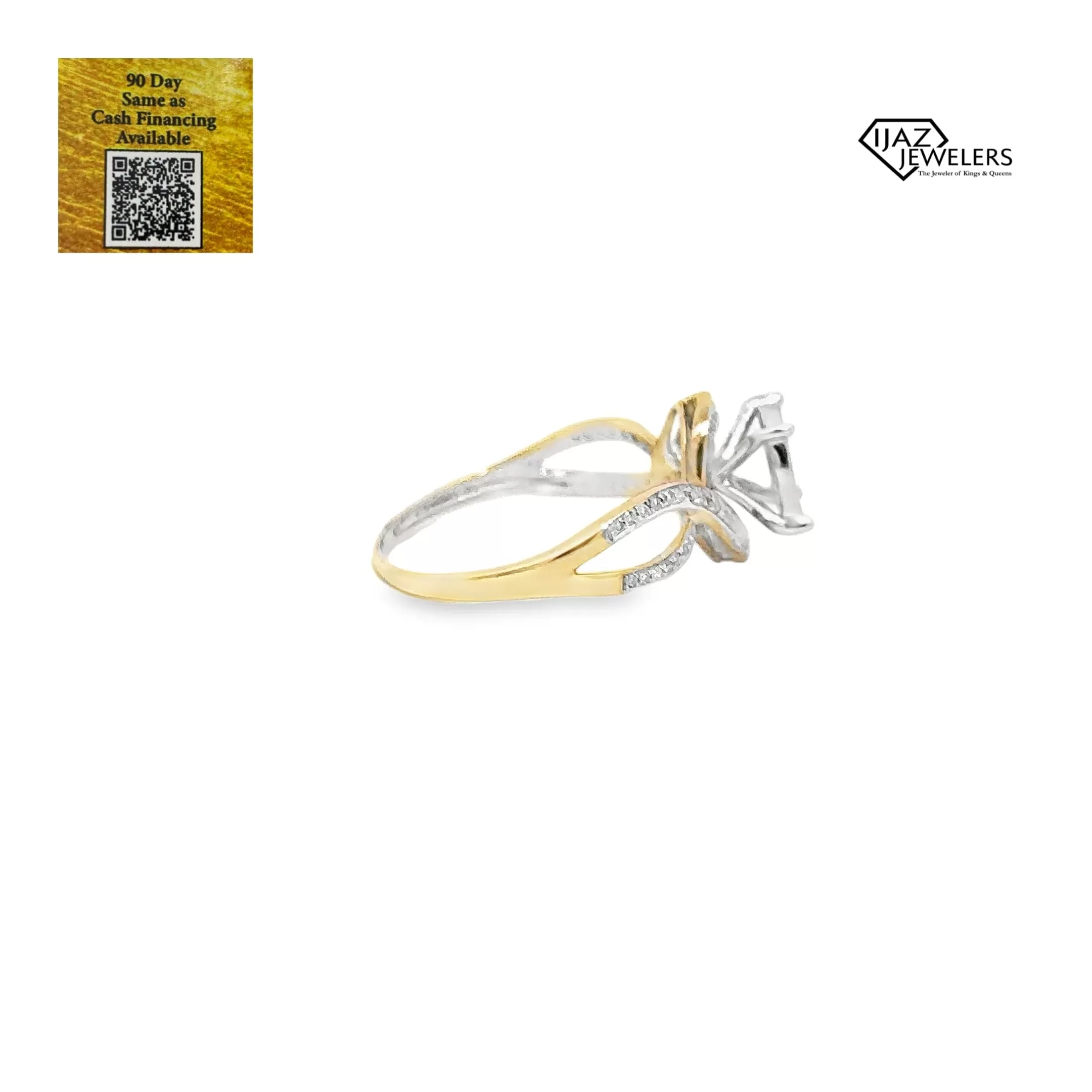 10K Gold 0.15 CTW Diamond Ladies Ring