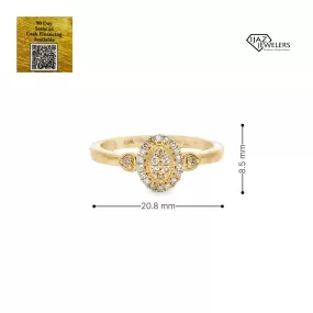 10K Gold 0.16 CTW Diamond Ring