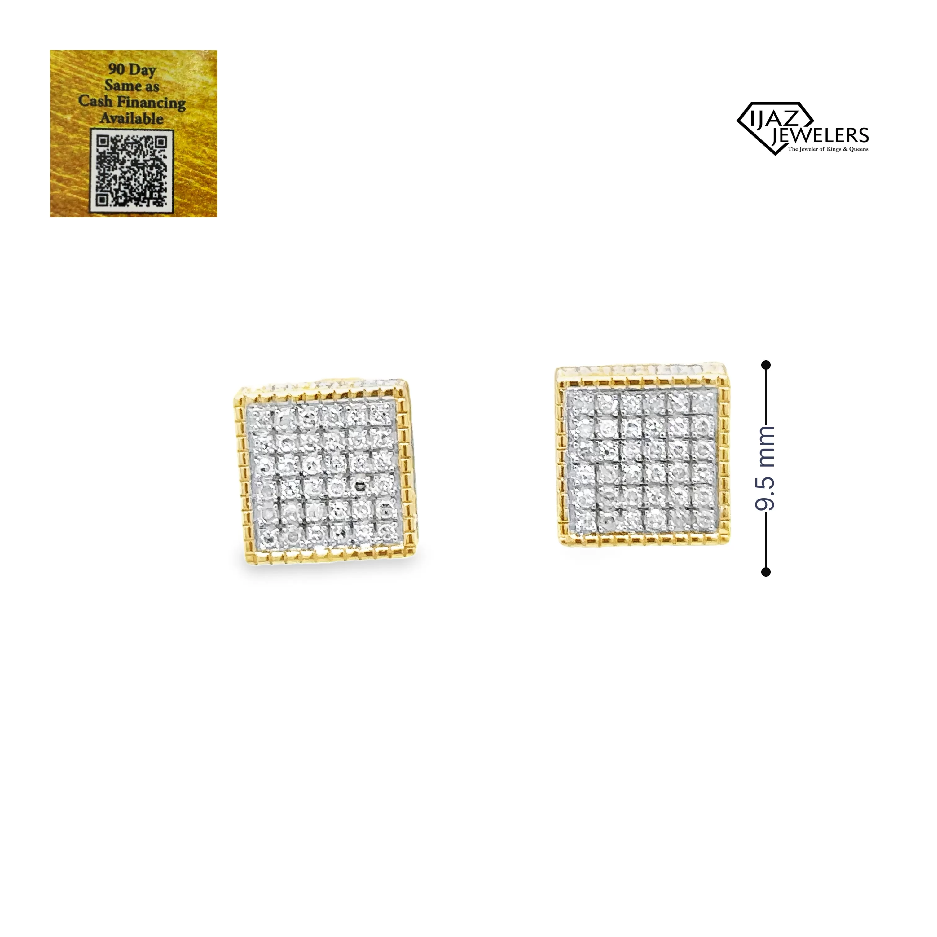 10K Gold 0.34 CTW Diamond Earrings