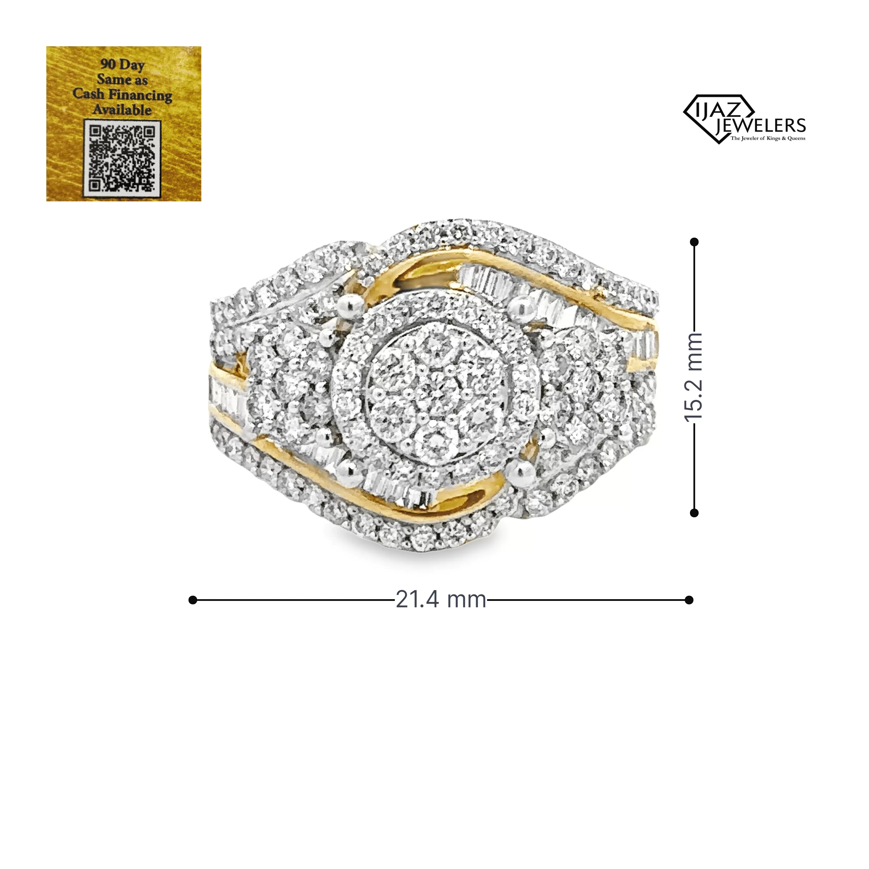 10K Gold 1.45 CTW Diamond Ladies Ring