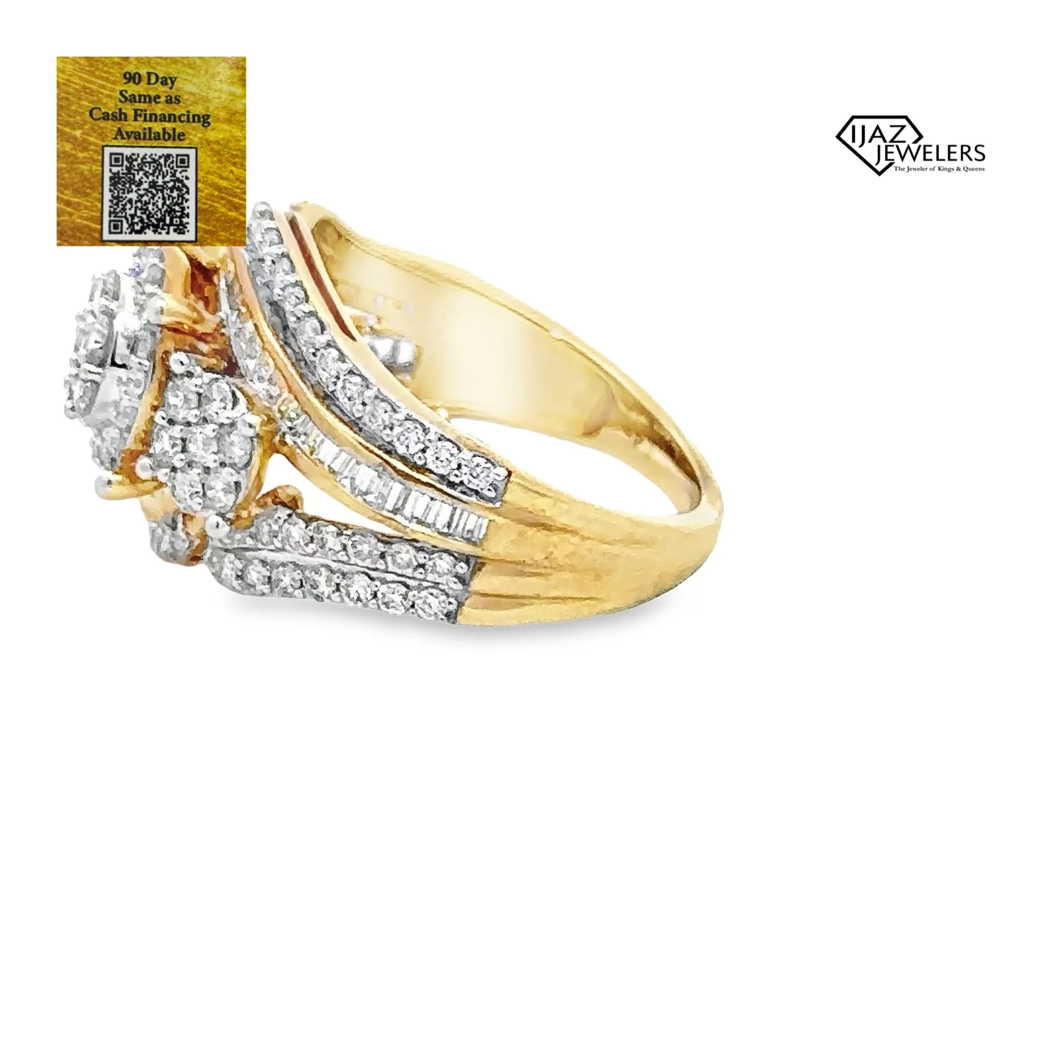 10K Gold 1.45 CTW Diamond Ladies Ring