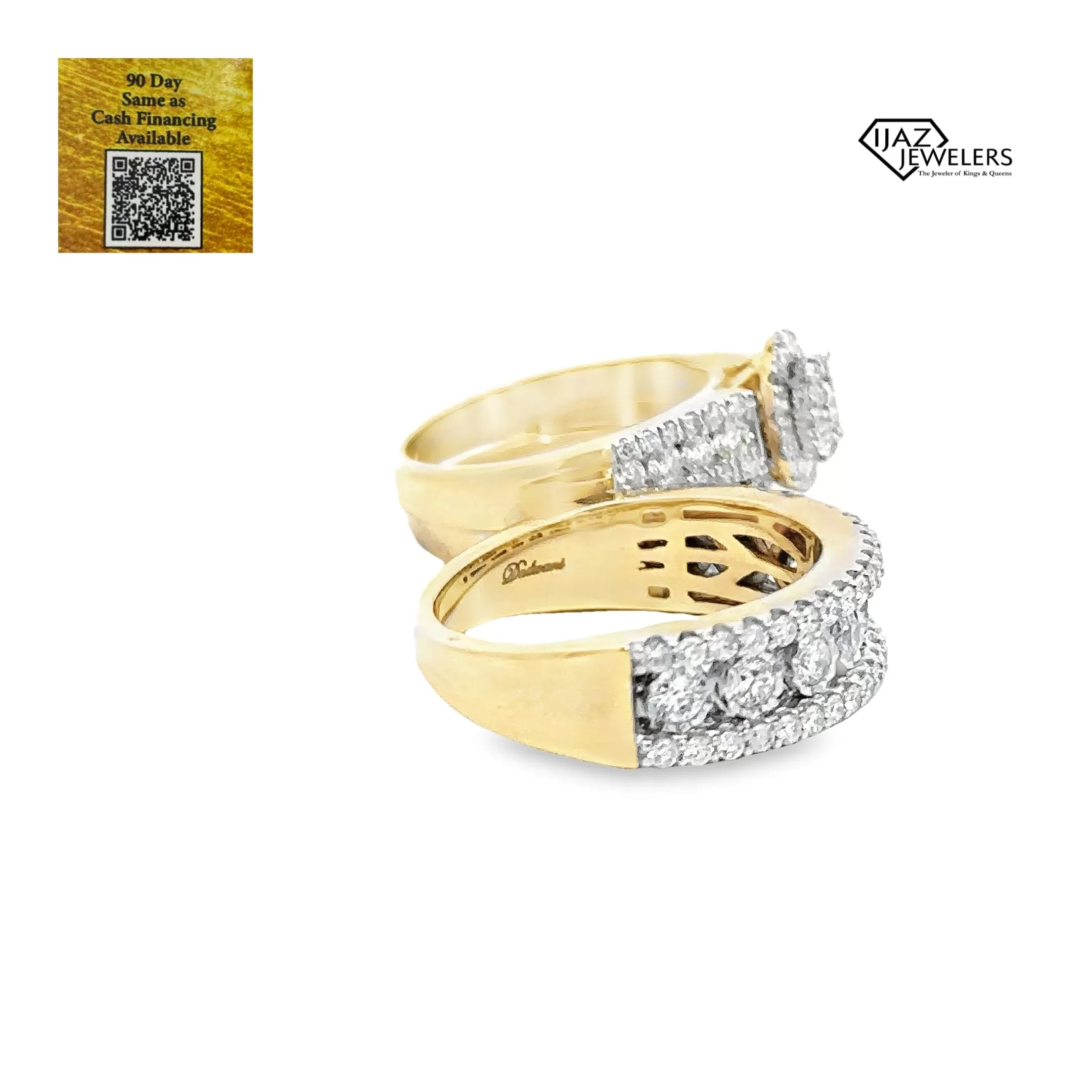 10K Gold 3.06 CTW Diamond Trio Wedding Set