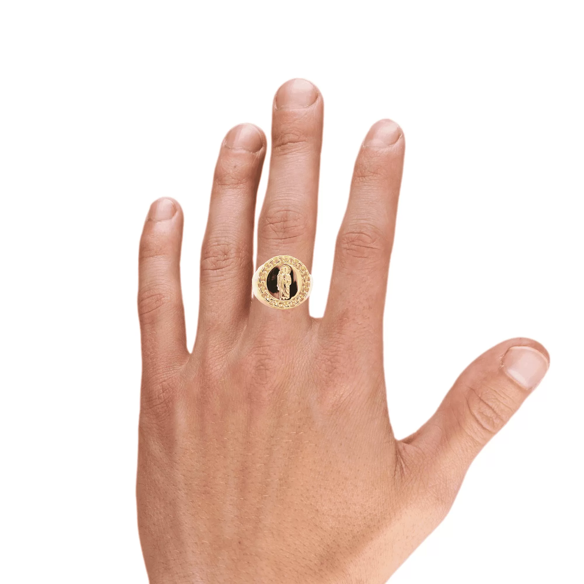 10K Gold St Jude Ring