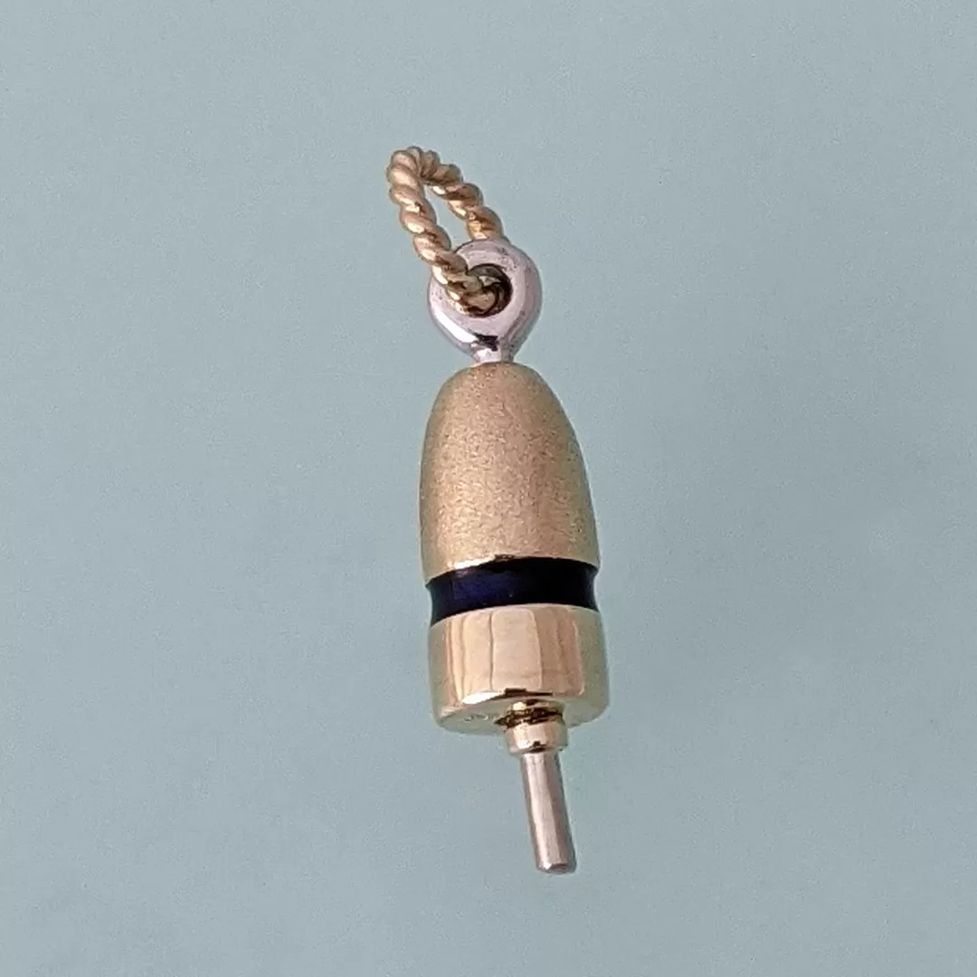 14K Gold Lobster Pot Buoy Charm or Necklace