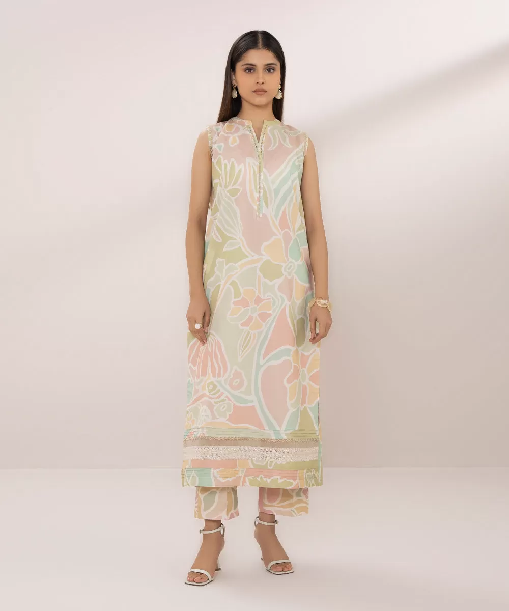 2 Piece - Printed Lawn Suit