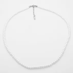 4mm Shell Pearls Chain Necklaces