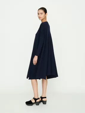 Abito Knitted Dress Over 100 in Navy Blue