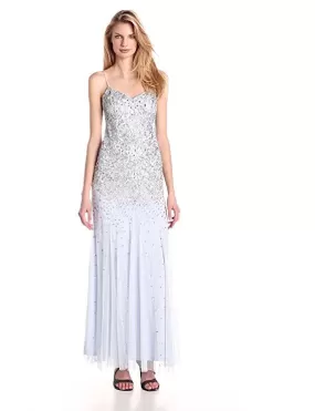 Adrianna Papell - Fully Beaded Sleeveless Gown 91904720