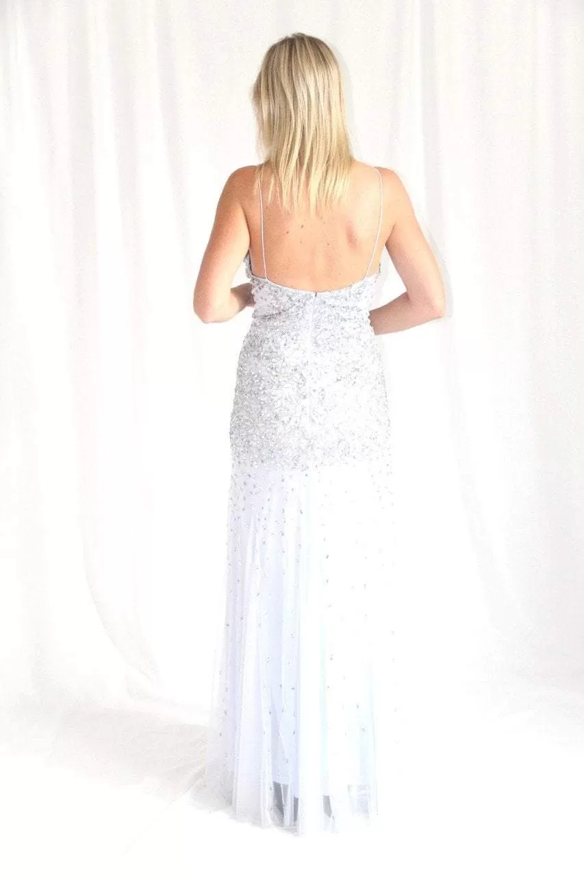 Adrianna Papell - Fully Beaded Sleeveless Gown 91904720