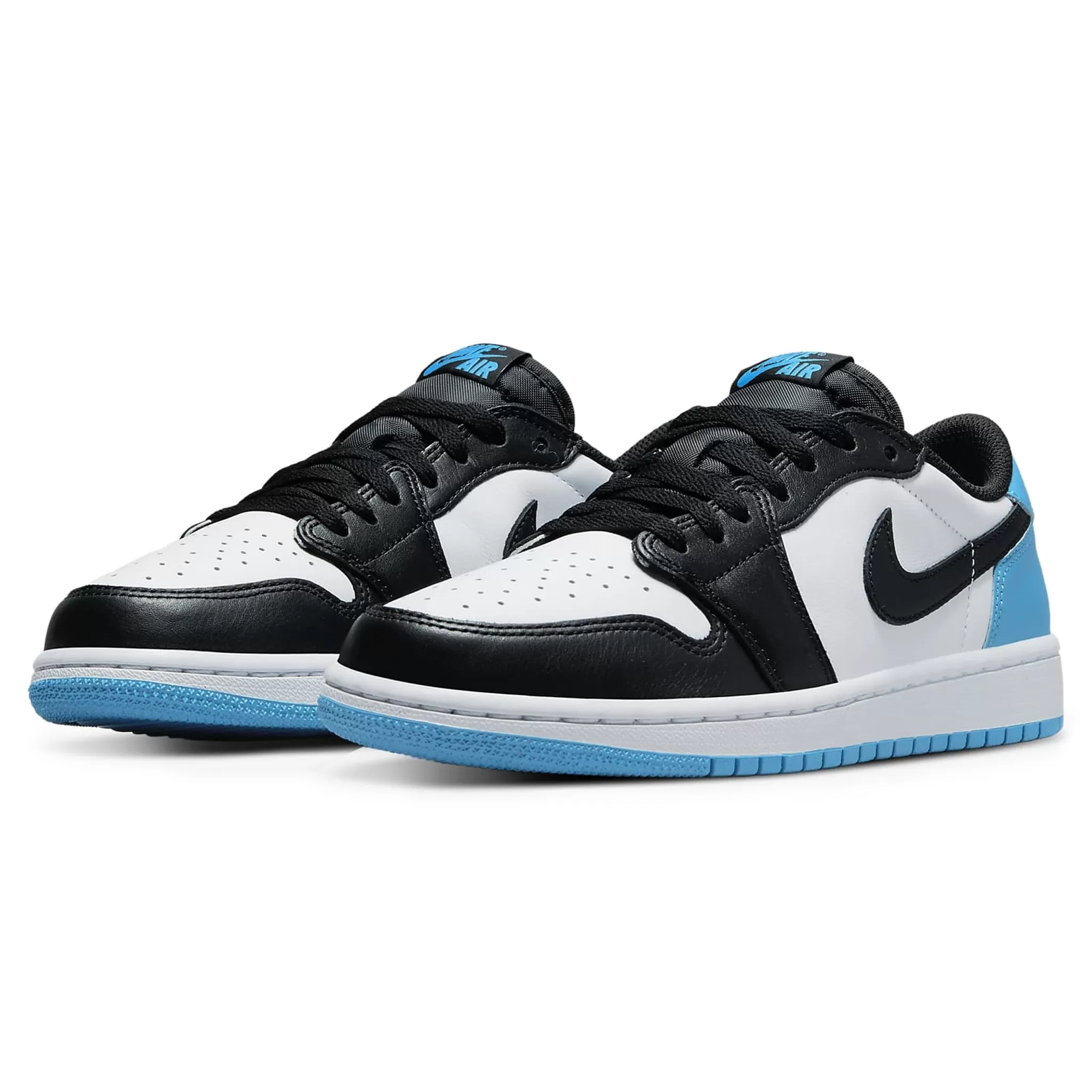 Air Jordan 1 Low Black Dark Powder Blue (W)