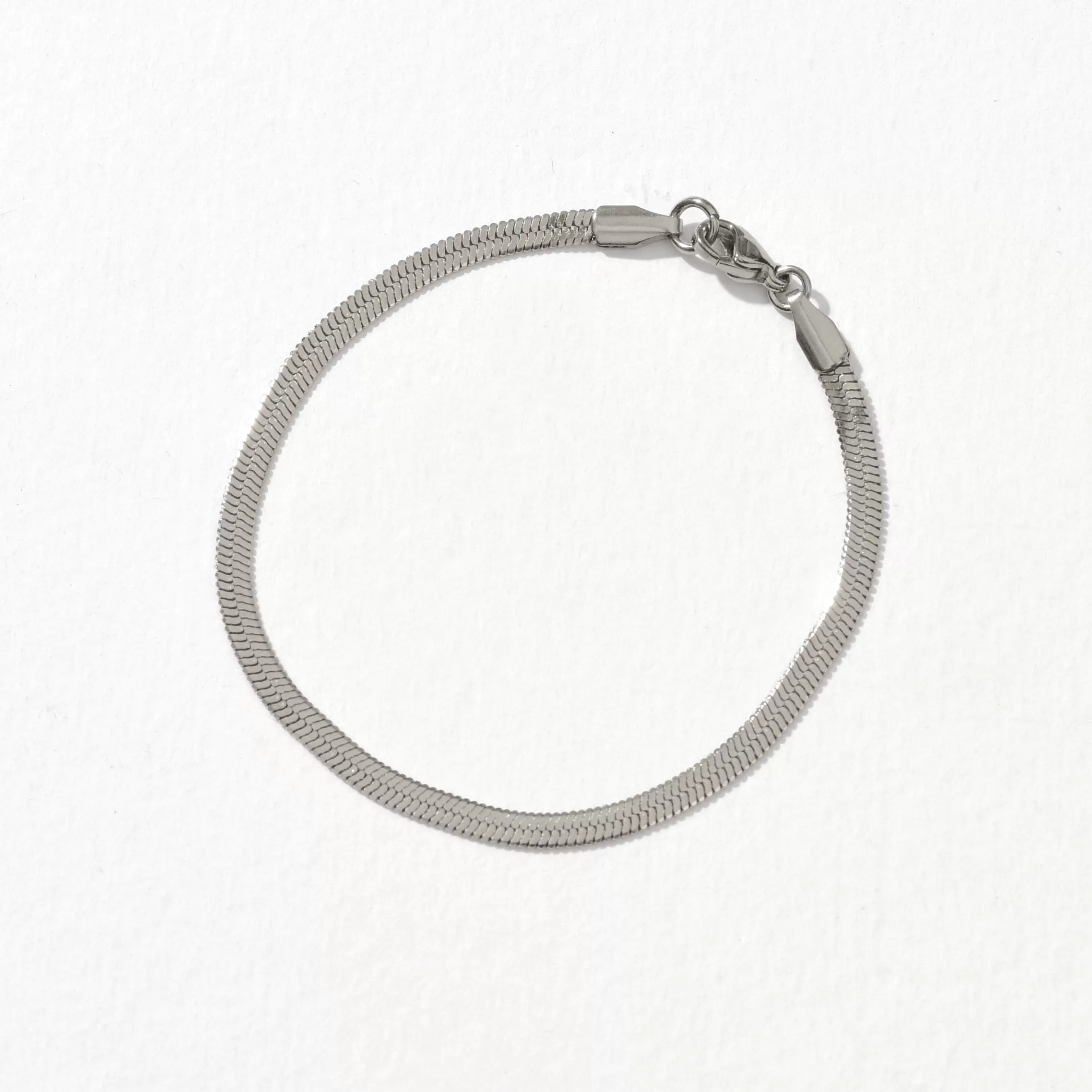 Ally 4MM Anklet | Silver