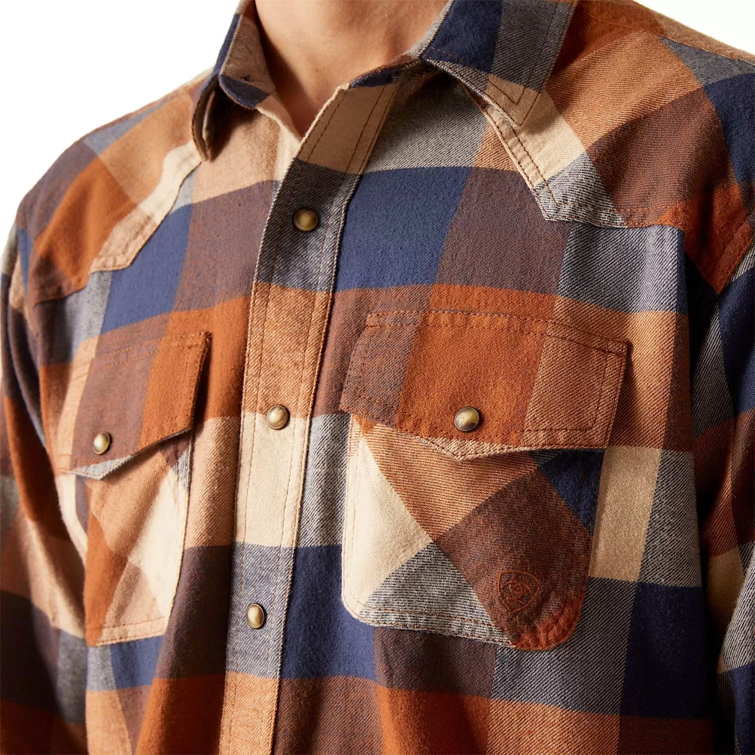 Ariat Mens Haider Retro Snap Shirt Mohogany