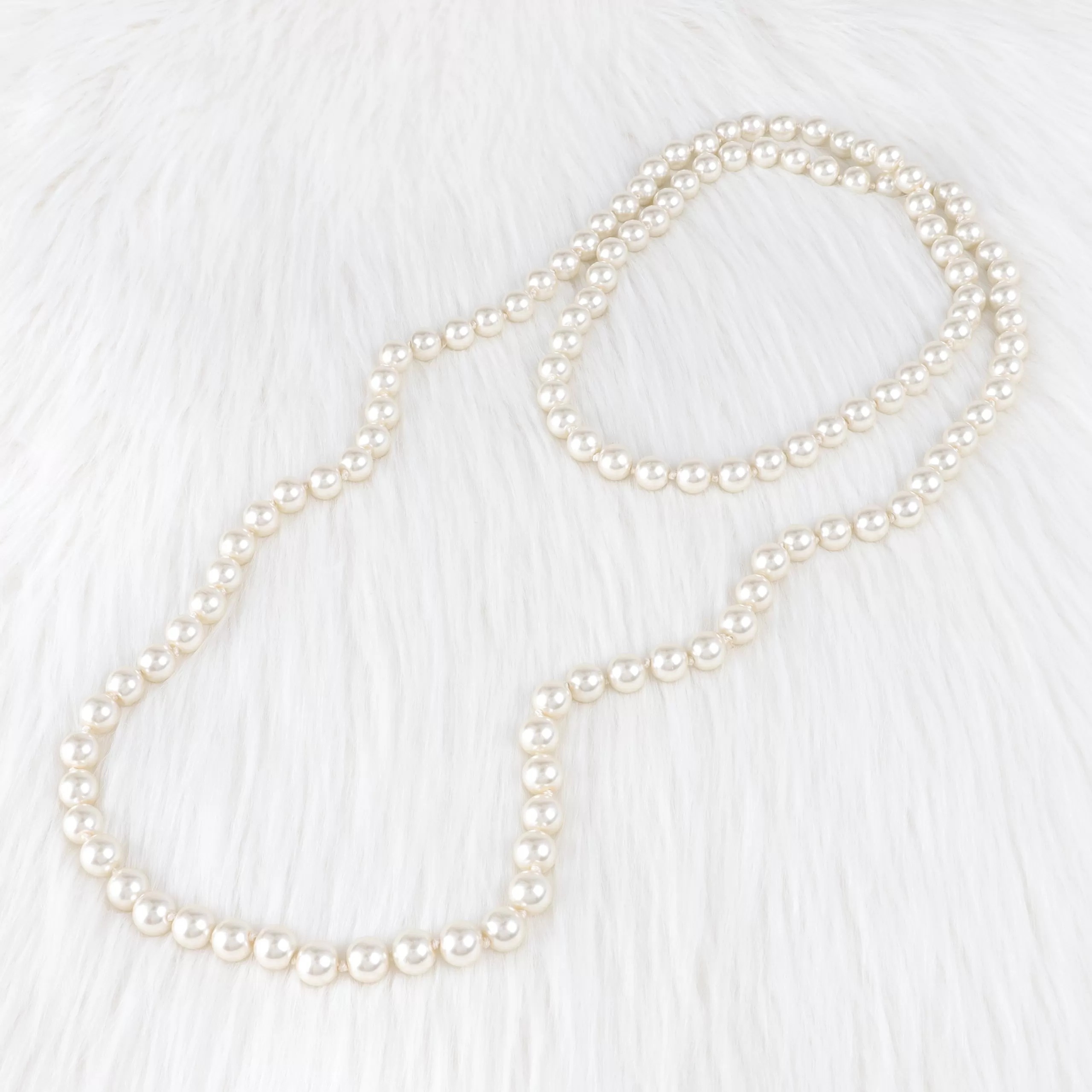 Audrey Endless 60" Pearl Necklace