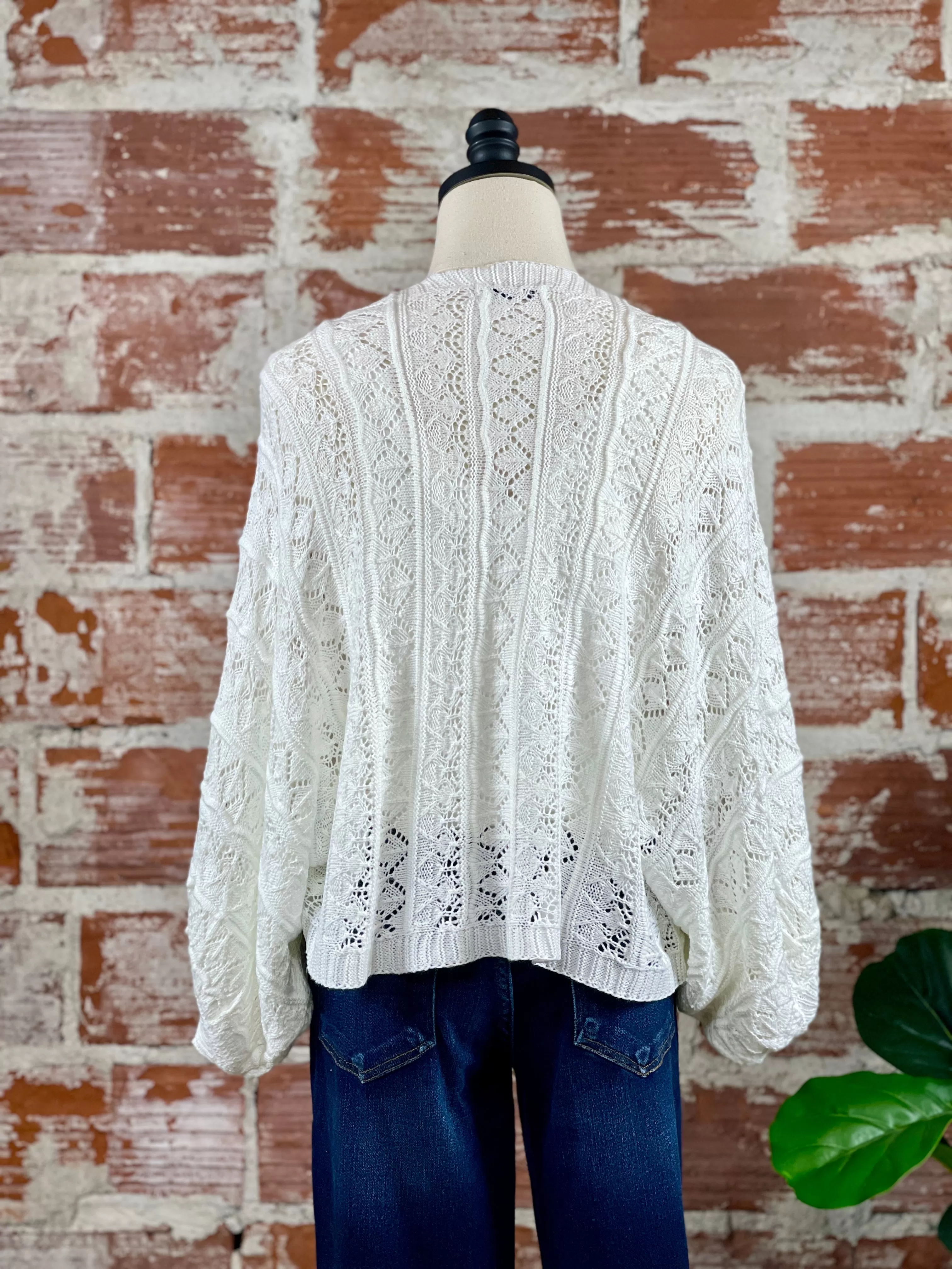 Blakely Cardigan in White