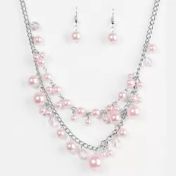 Blissfully Bridesmaid Pink Necklace