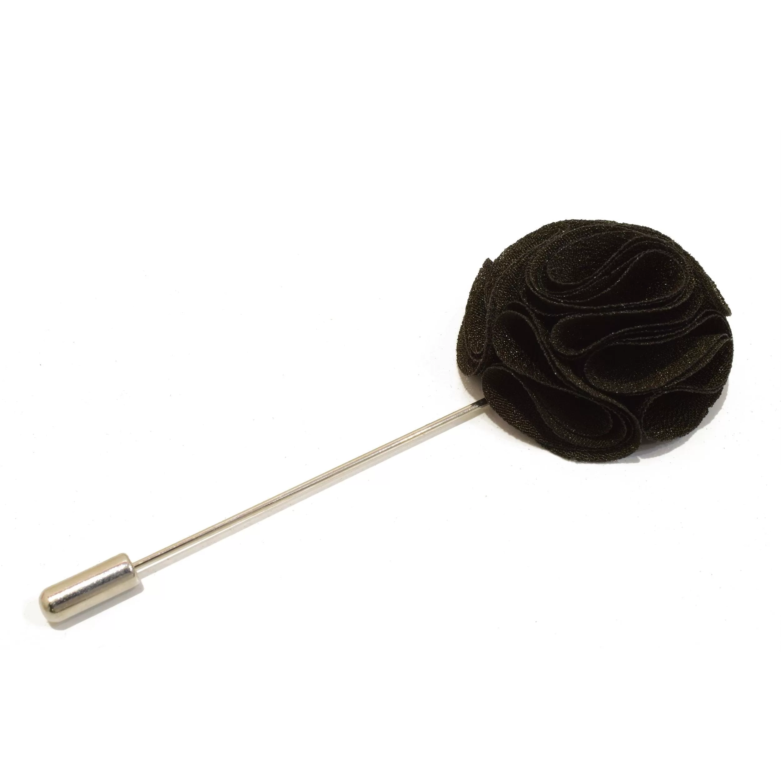 Blossom Lapel Pin - Black