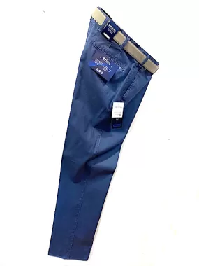 BRUHL Parma Hairline Cotton Stretch Trousers/Spring Blue - SS23 SALE