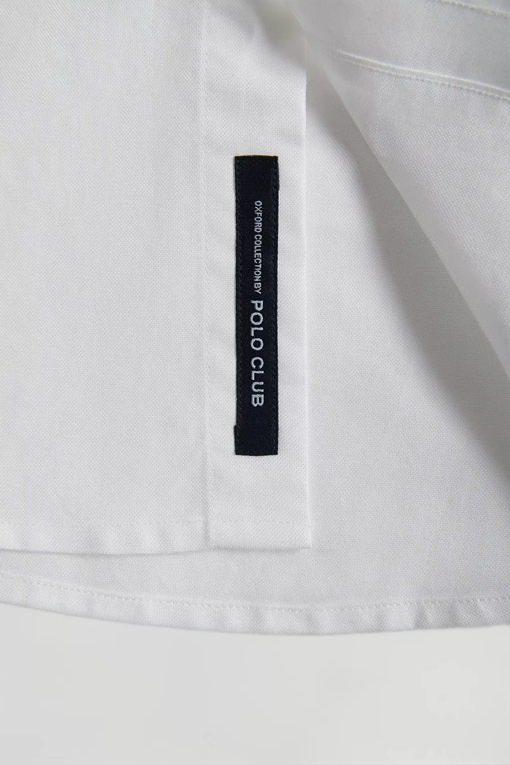 Camisa blanca Slim fit con logo Polo Club