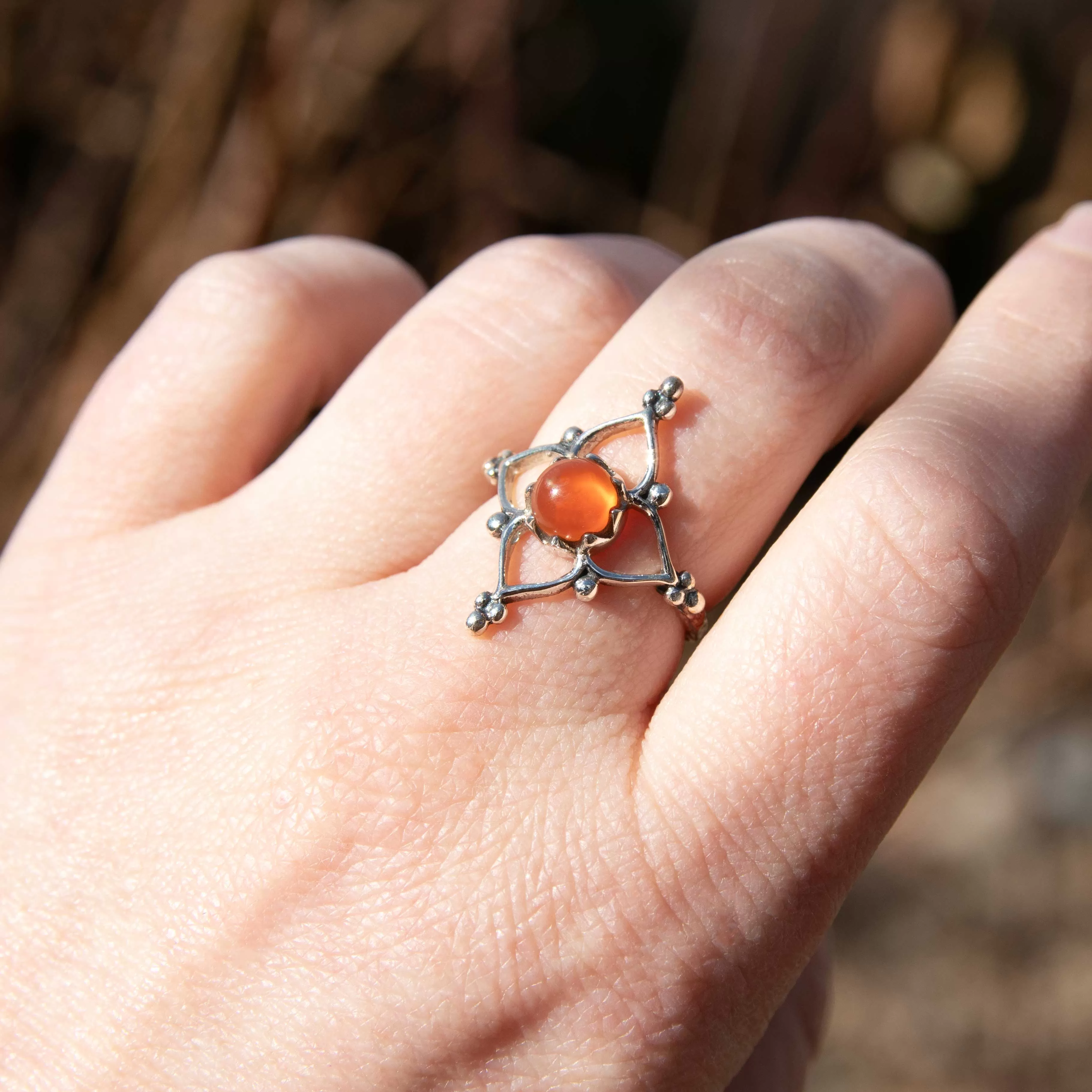 Carnelian - Rings, Sterling Silver