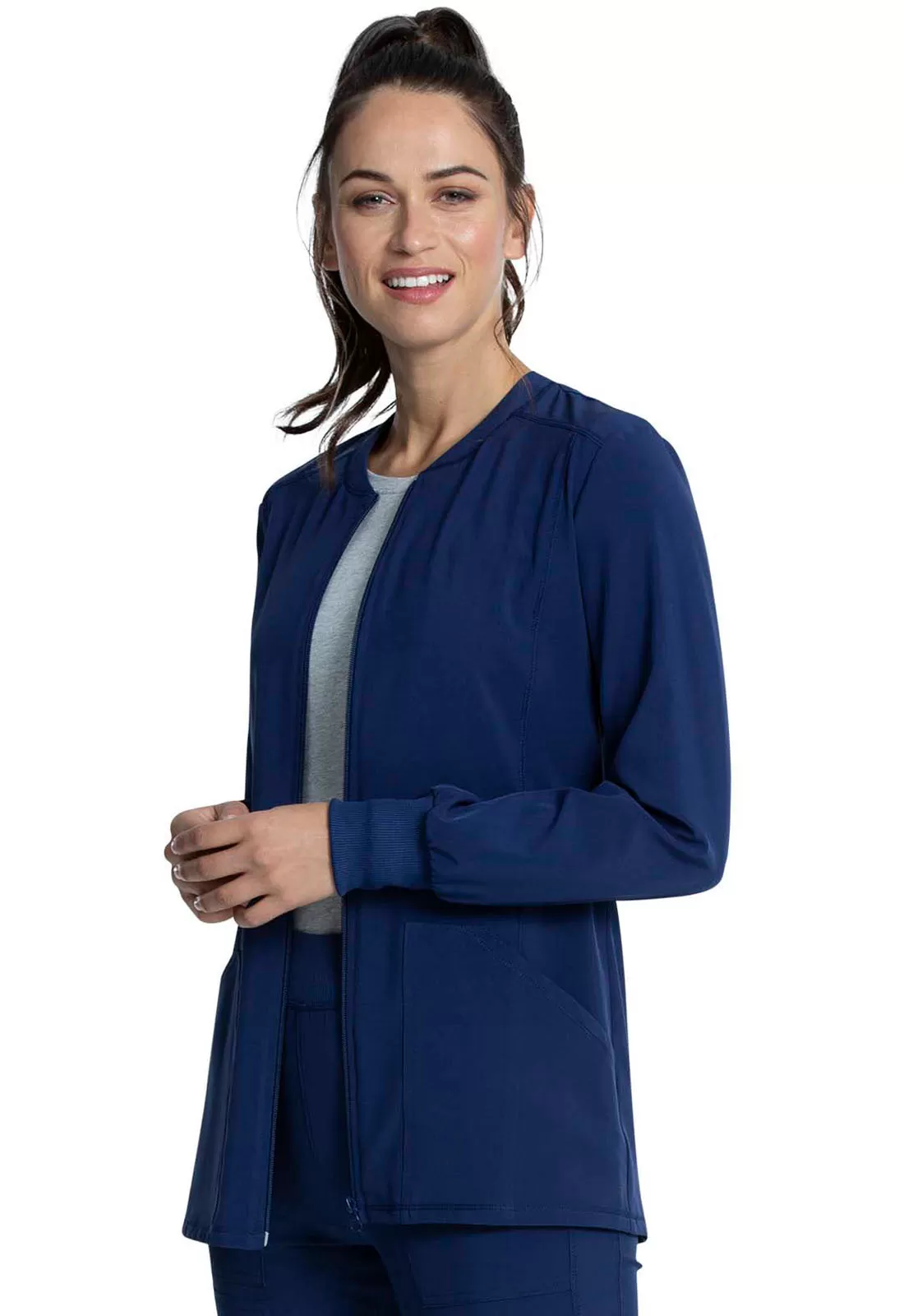 Cherokee Allura CKA384 Zip Front Jacket