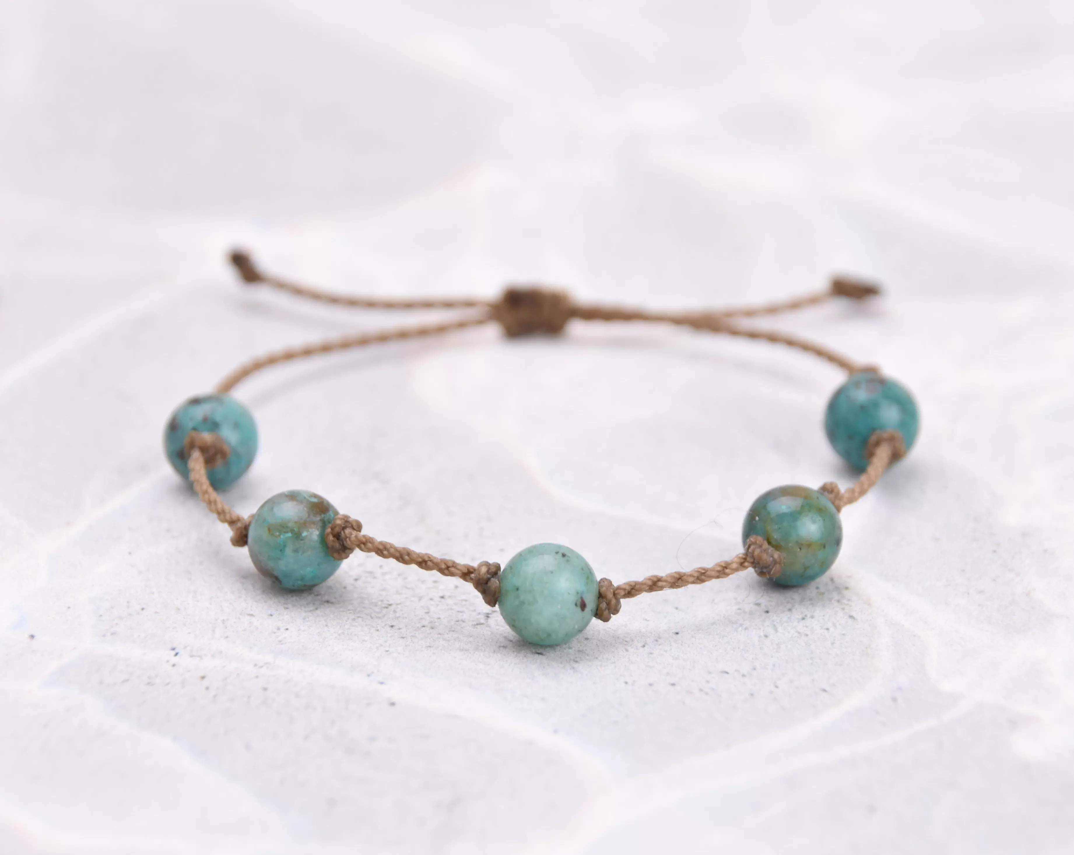 Chrysocolla & African Turquoise Bracelets