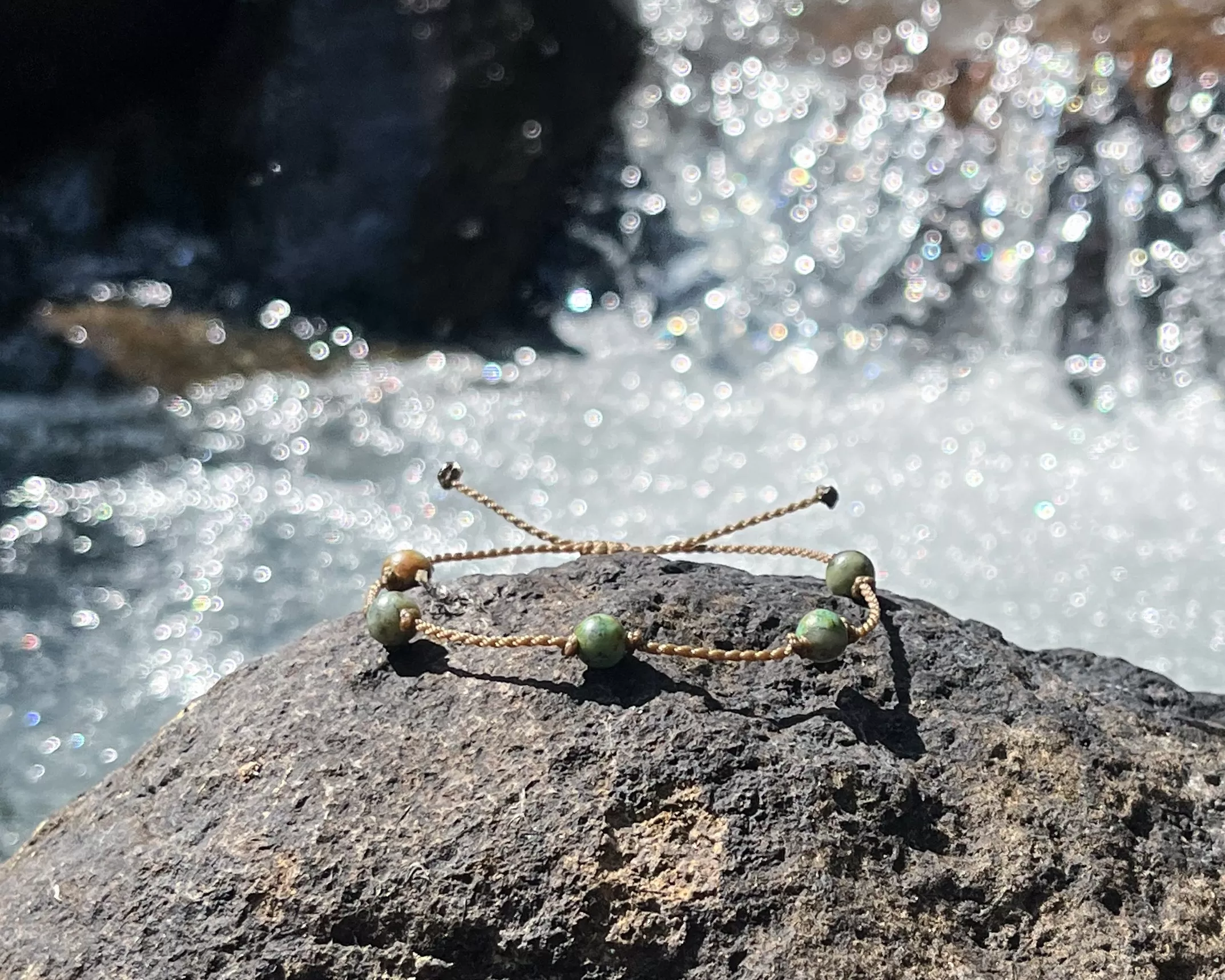 Chrysocolla & African Turquoise Bracelets