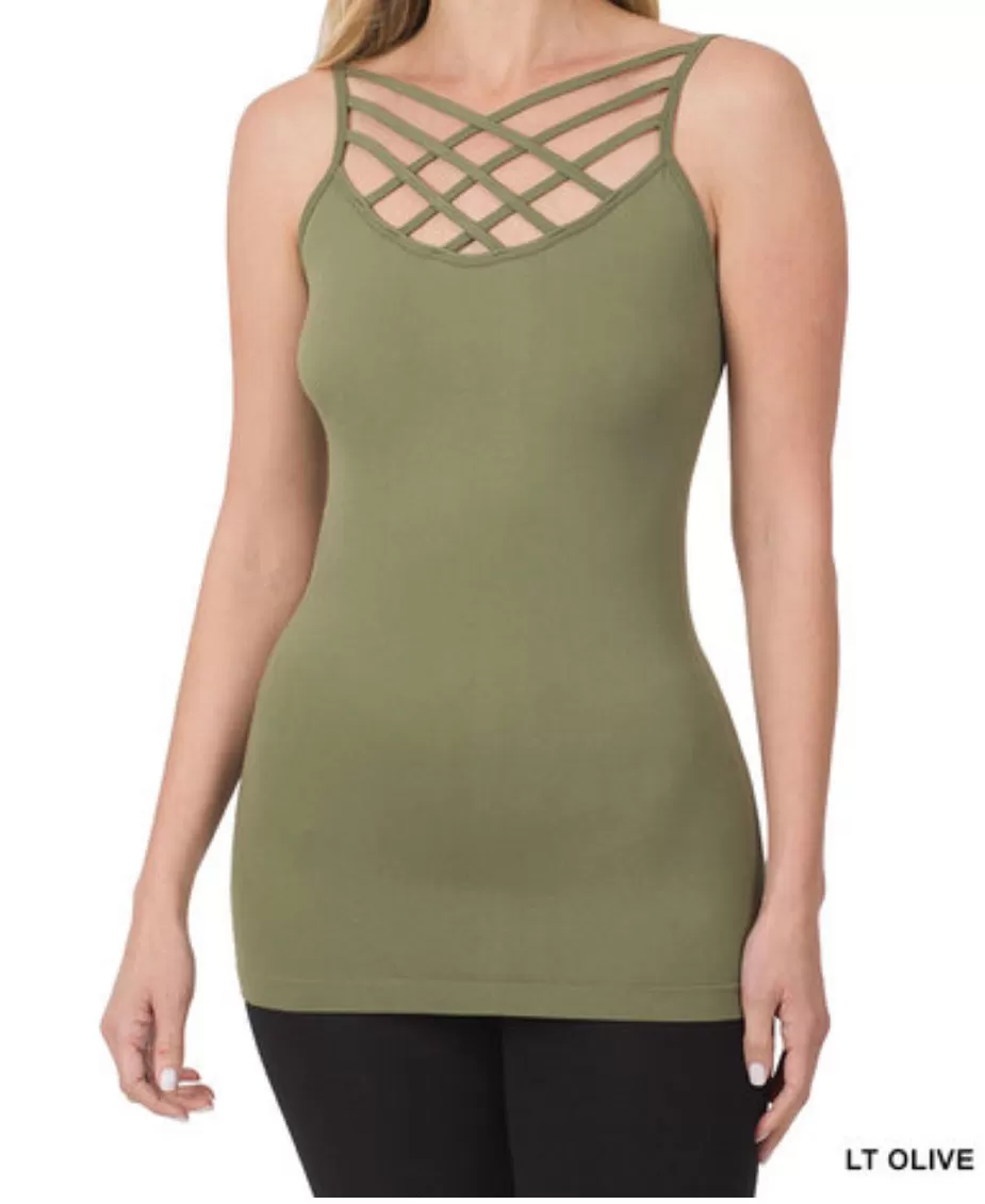 Cross Front Cami Tank