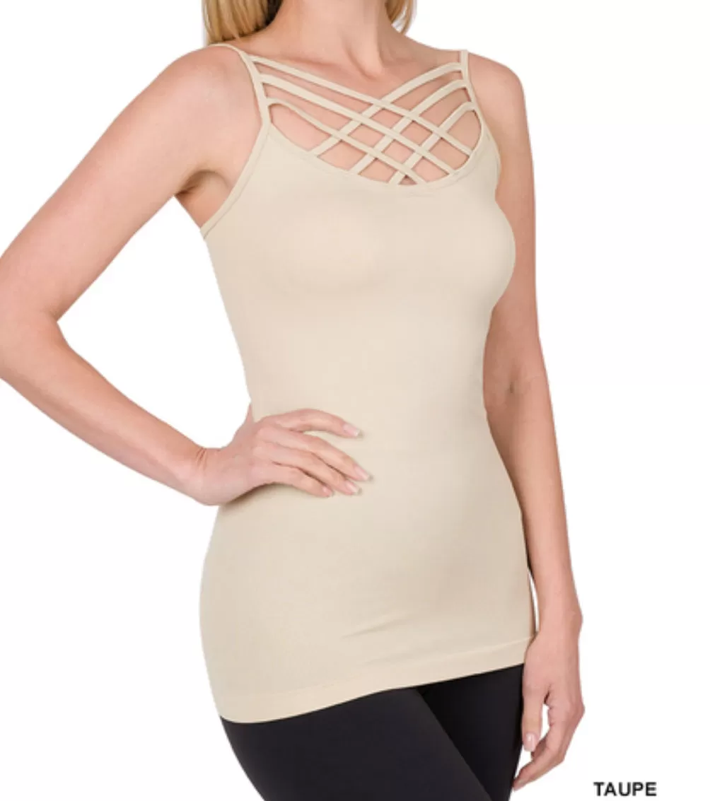 Cross Front Cami Tank