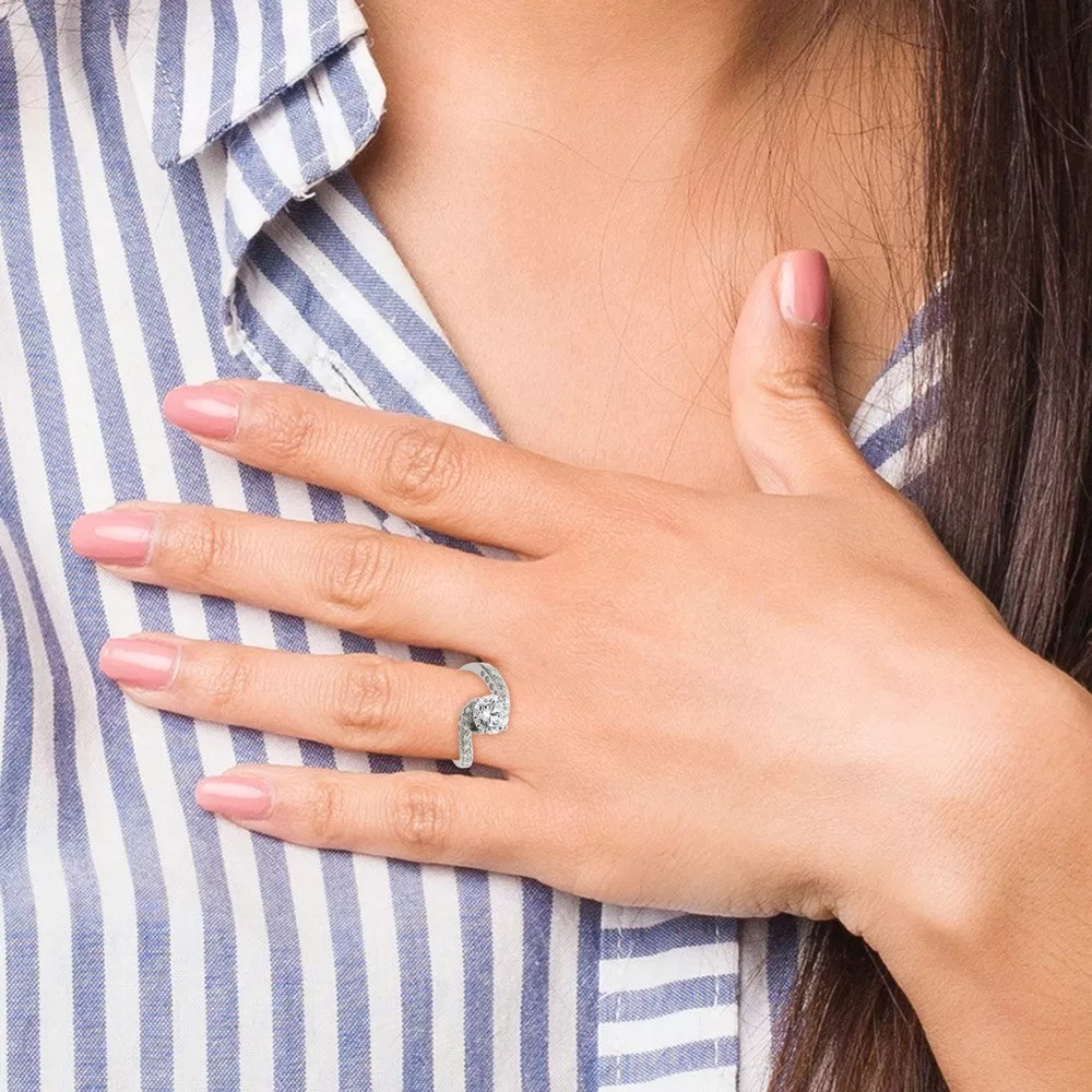 CZ Ring in Sterling Silver