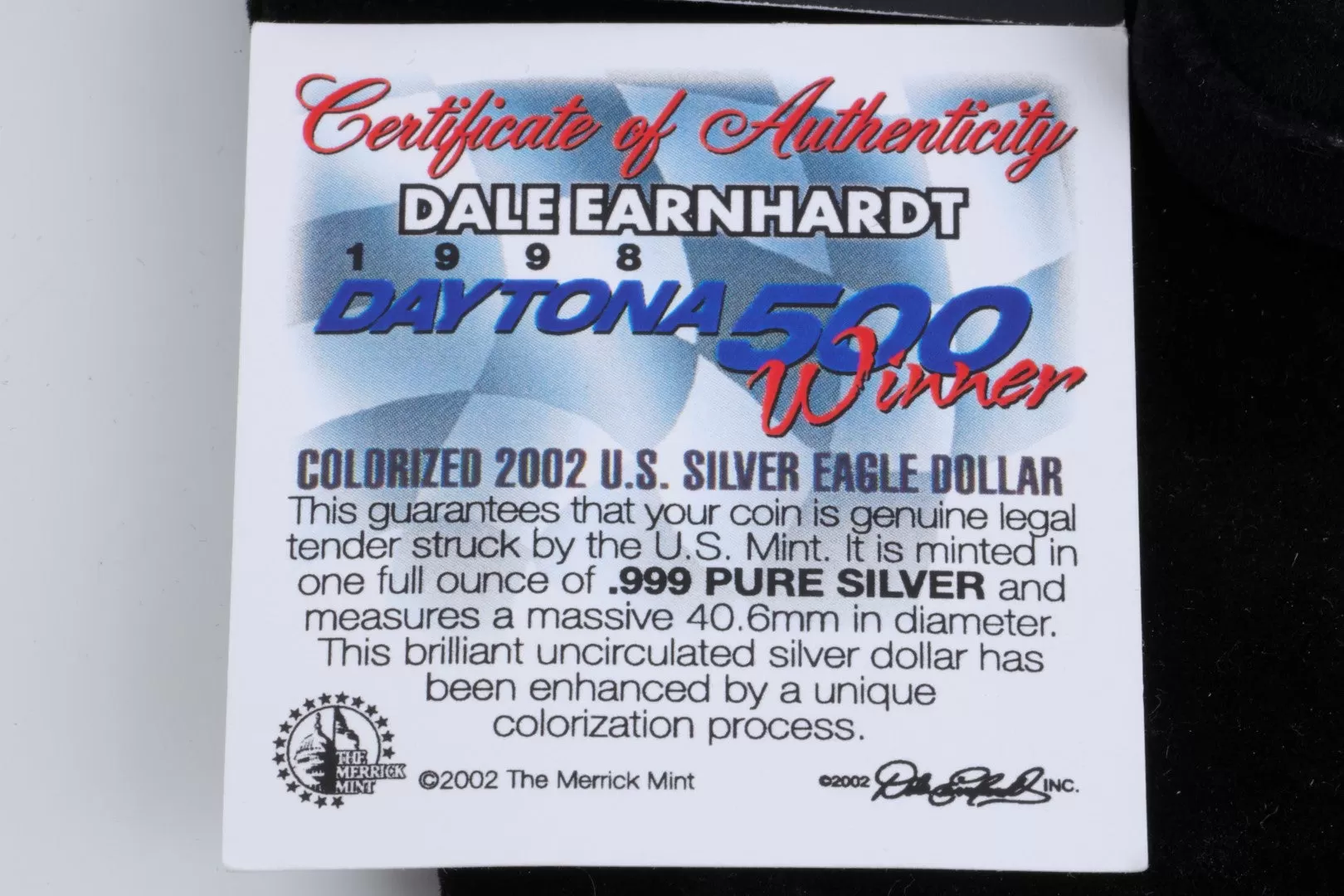 Dale Ernhart 999 Silver Coin Set (79.00g.)