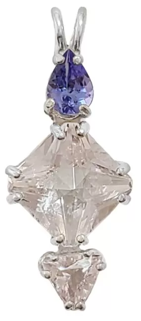 Danburite Mini Magician Stone? with Tanzanite & Morganite