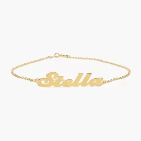 'Di Moda' Name Anklet