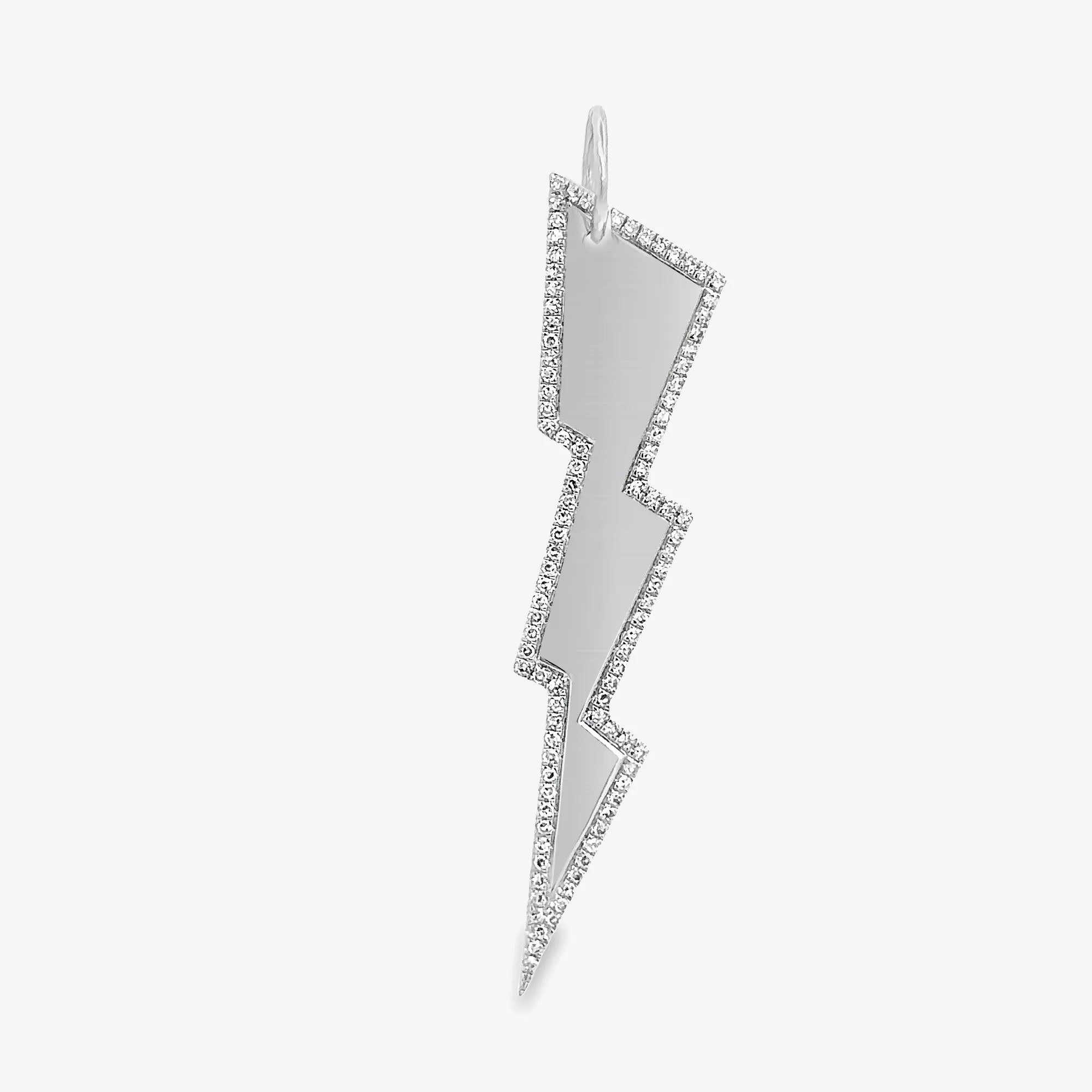 Diamond Lightning Bolt Pendant