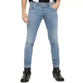 Diesel Sleenker 086AK skinny fit jeans in light wash - Blue