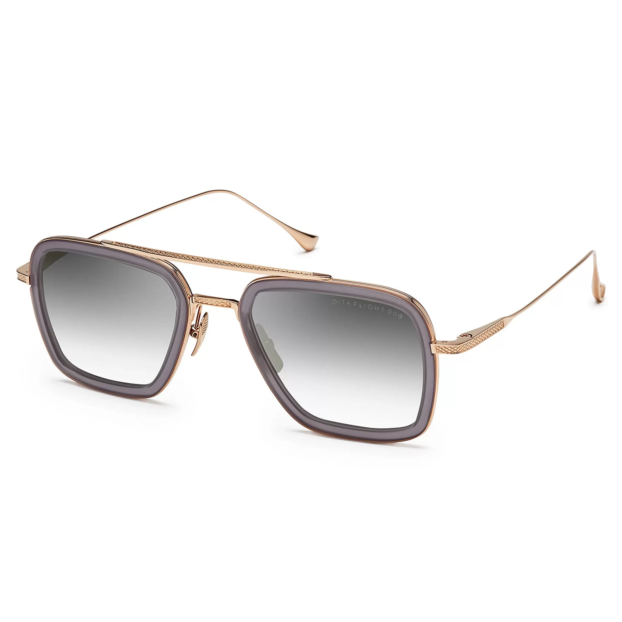 Dita Eyewear 7806 Flight 006 Gold Matte Grey Crystal Sunglasses