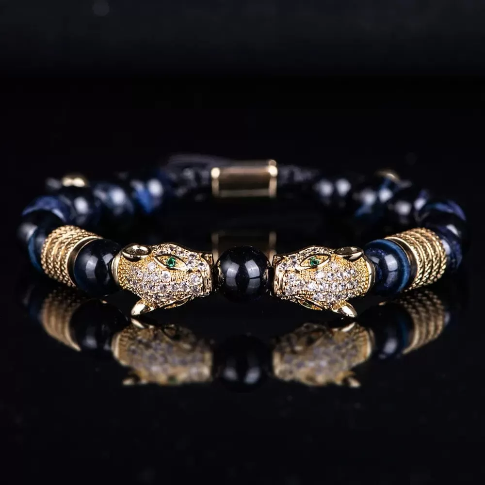 Double Leopard Head Bracelets