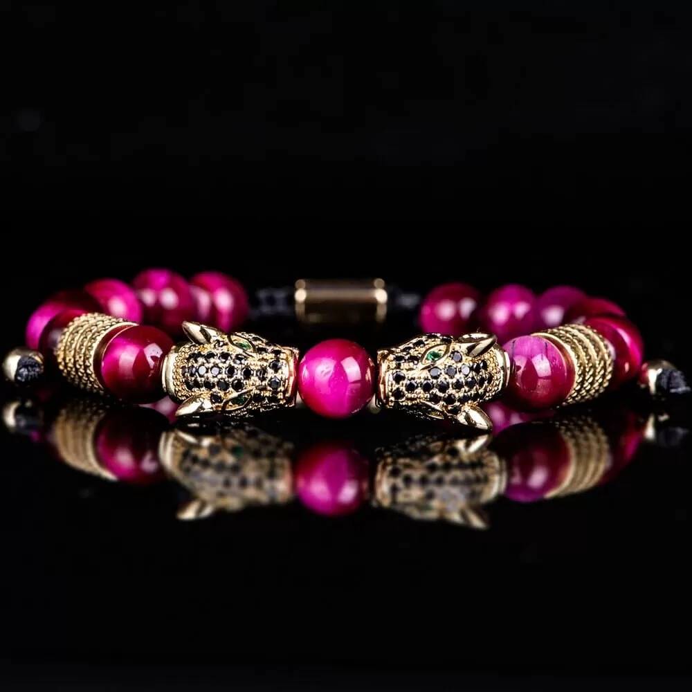 Double Leopard Head Bracelets