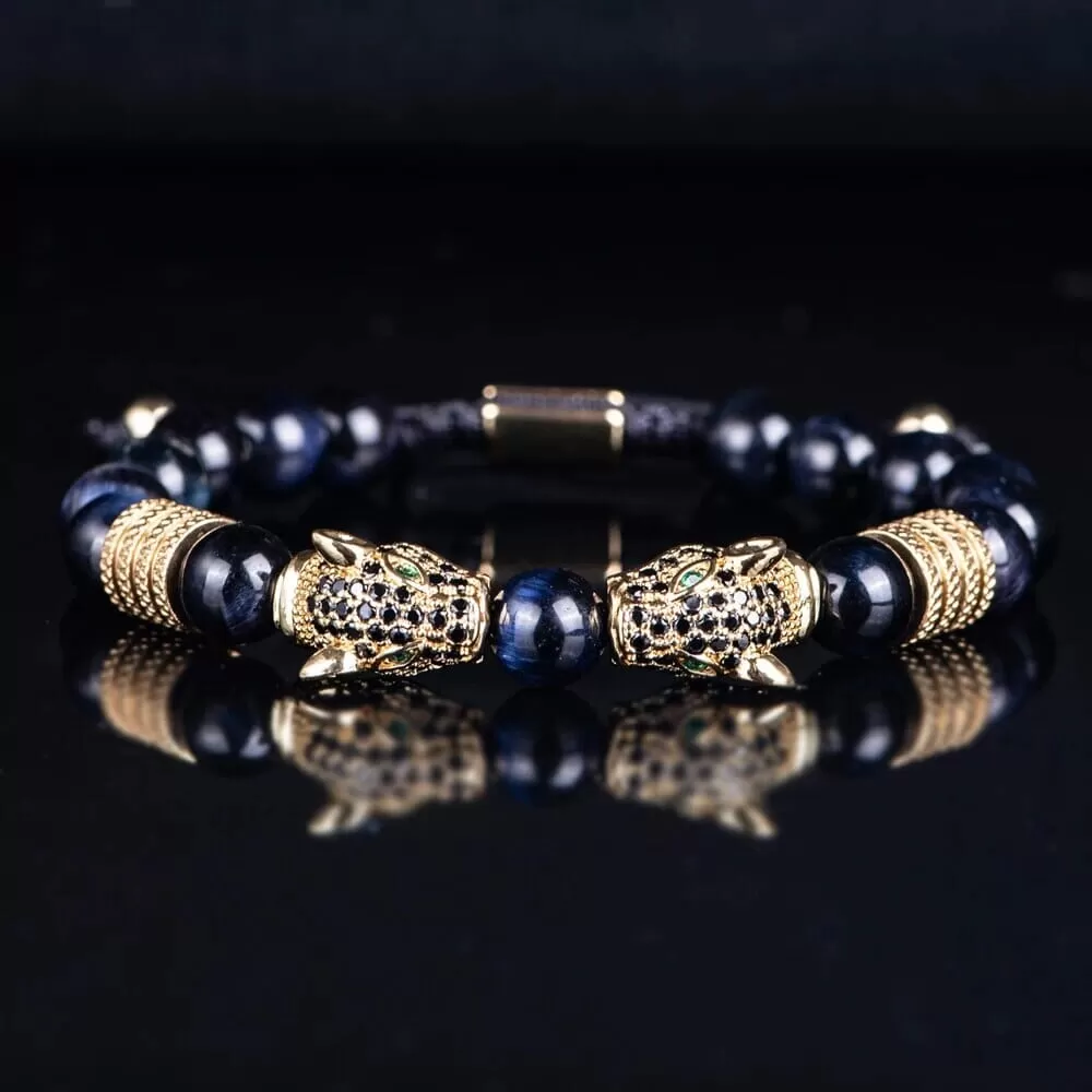 Double Leopard Head Bracelets