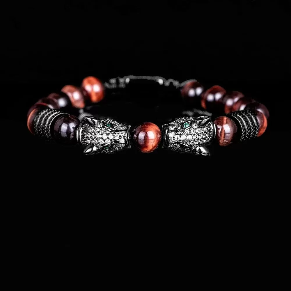 Double Leopard Head Bracelets