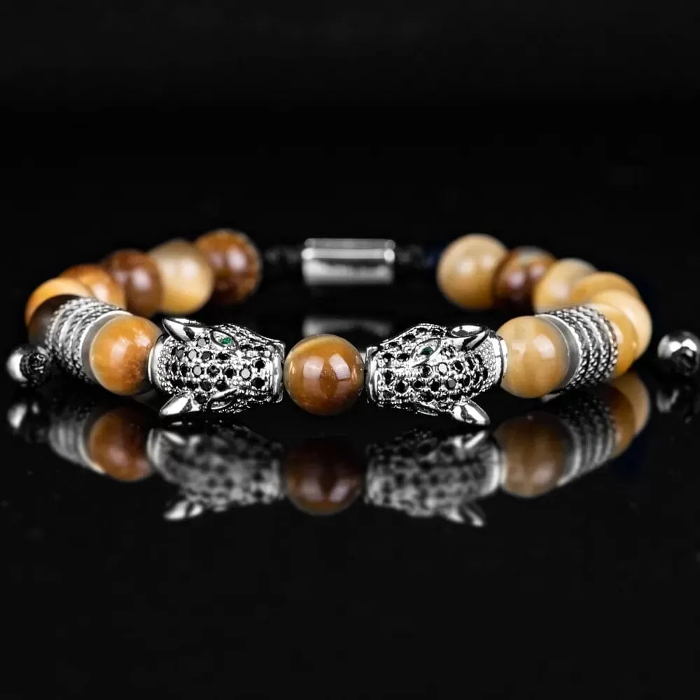 Double Leopard Head Bracelets