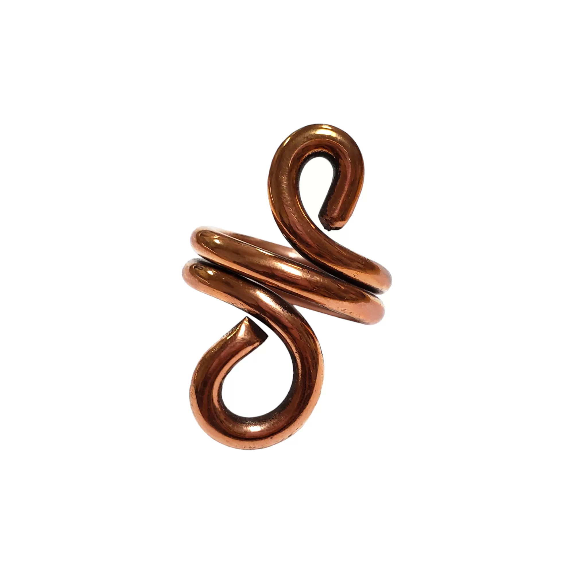 Double Teardrop Copper Ring