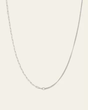 Dual Chain 01 - Sterling Silver 16"   2" Extension