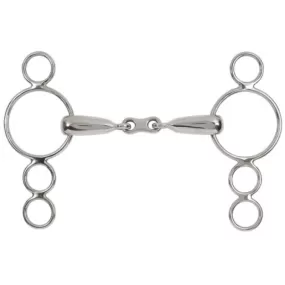 Dutch Gag with 4 Rings and French Link