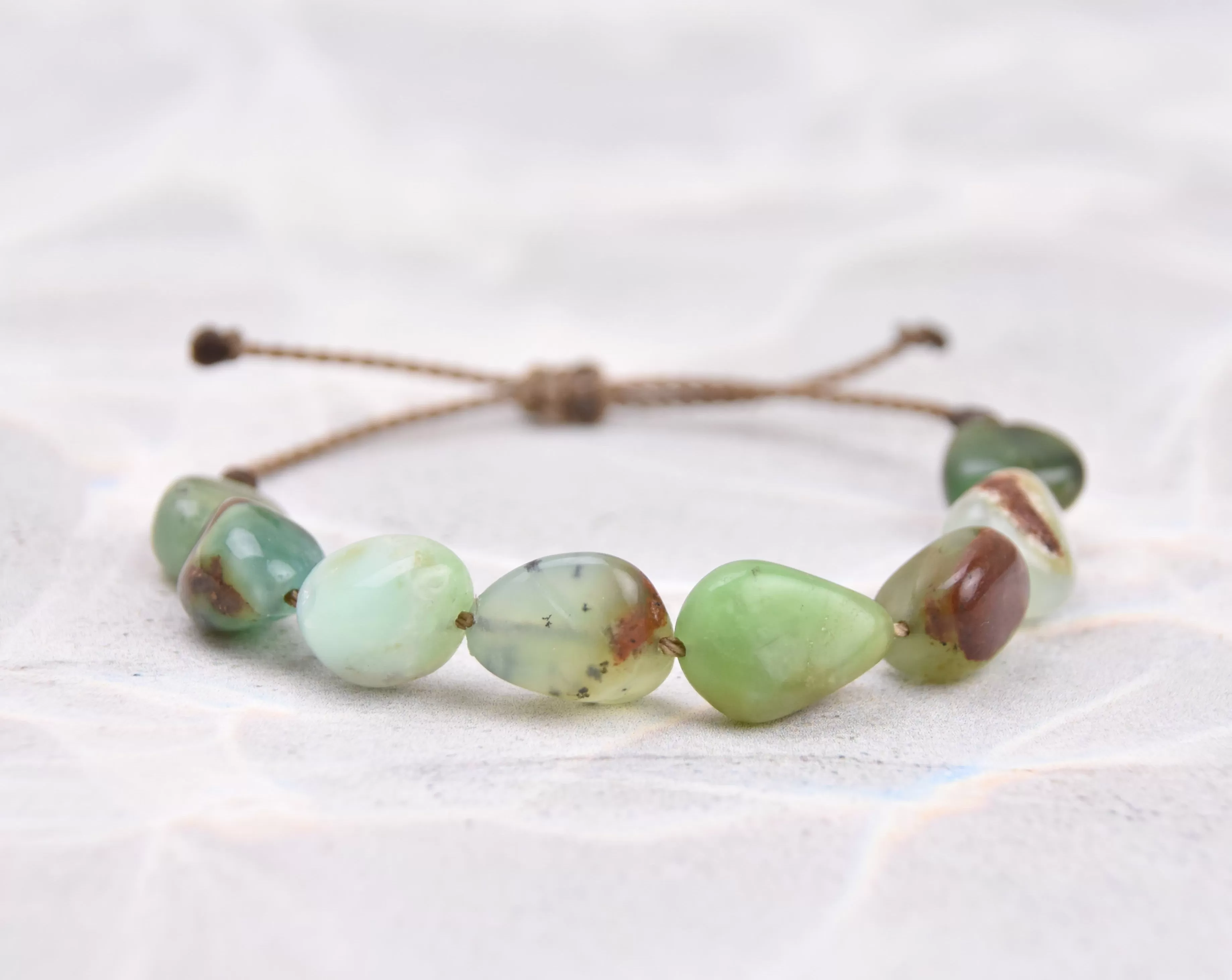 Earth Tones - Pebble Bracelets